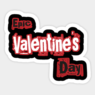 Epic Valentine's Day, special time with his beloved Sticker